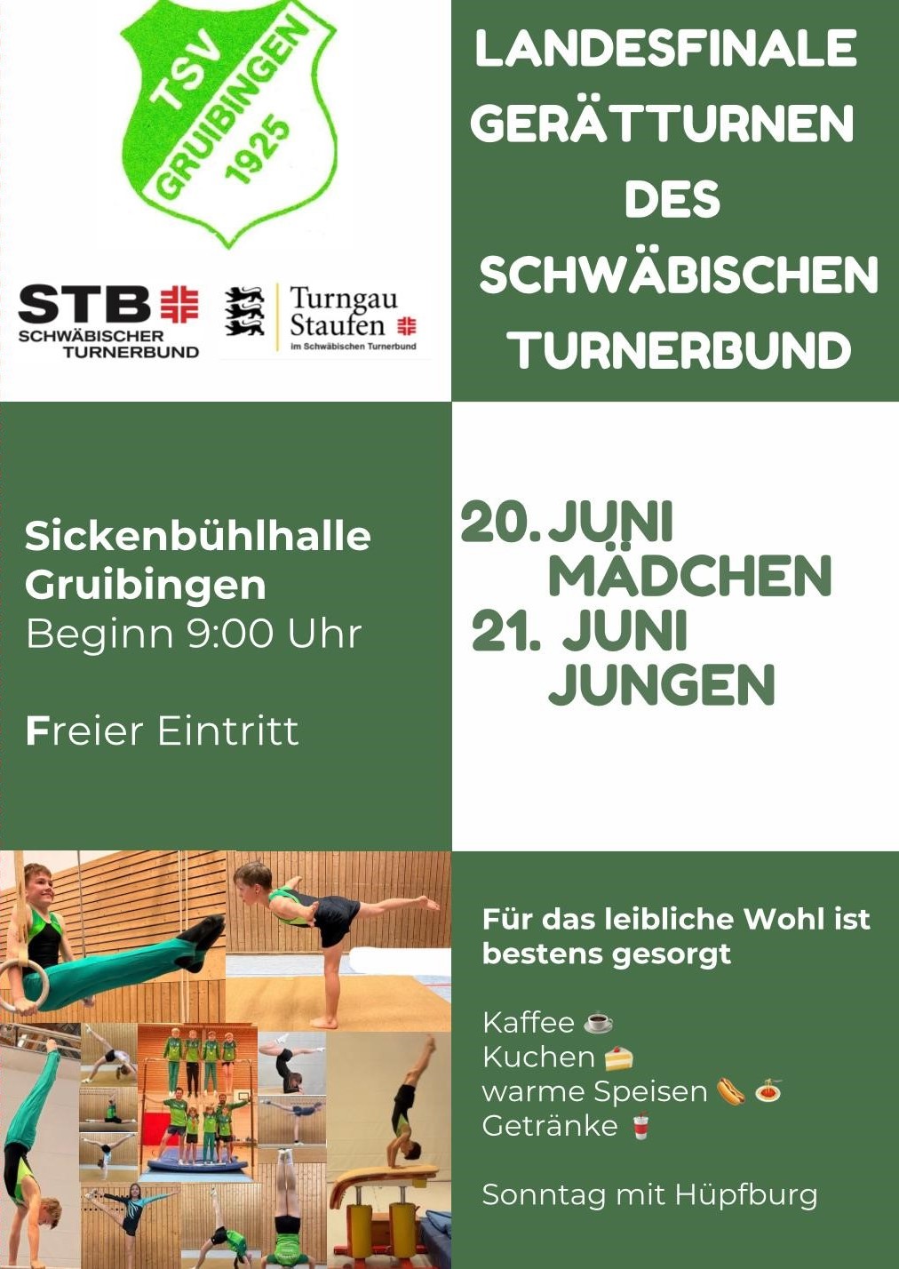 TSV Gruibingen richtet STB Landesfinals im Gerätturnen aus
